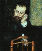 Pierre Renoir Portrait of Alfred Sisley oil painting
